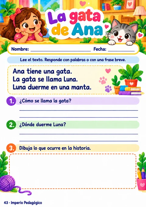 Atividade de leitura e compreensão