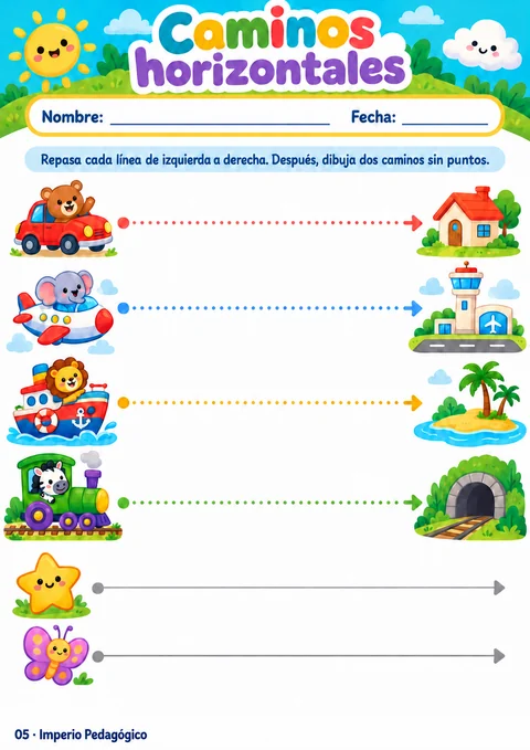 Atividade de grafismos e percursos